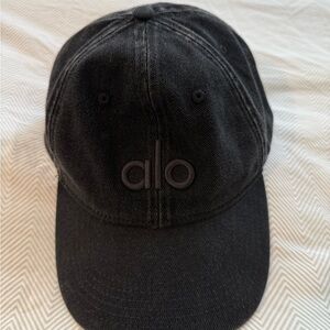 ALO Yoga washed off duty Black Cap